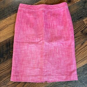 NWT Talbots Vibrant Pink Pencil Skirt